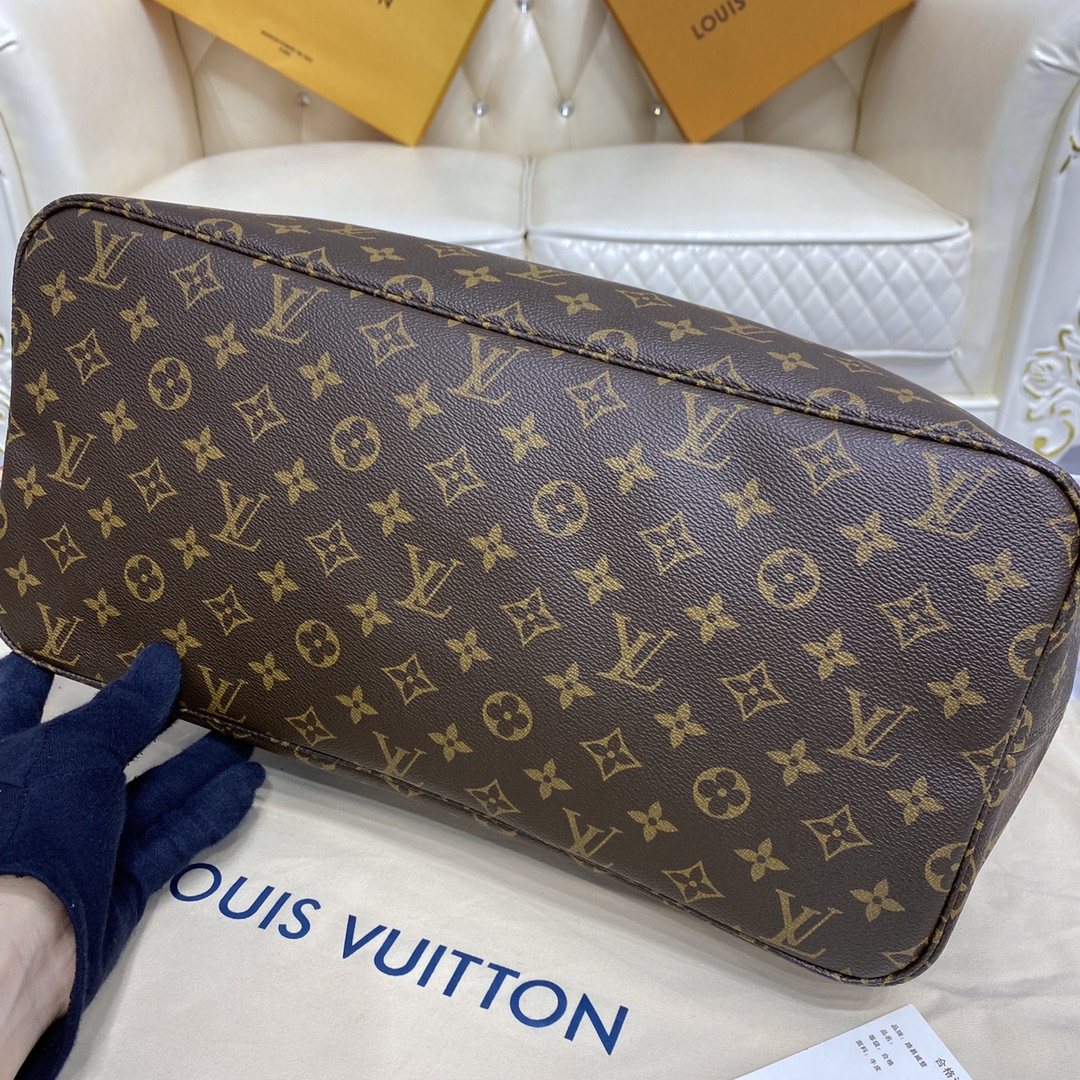 Louis Vuitton NEVERFULL GM Monogram Handbag M41180 Peony